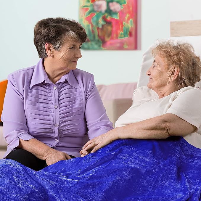 Get Well Soon Gifts for Women or Men - Gift Set Includes Luxury Blanket, Chicken Noodle Soup, TLC Tea Kit & Inspirational Word Search Book - After Surgery, Thinking of You Care Package