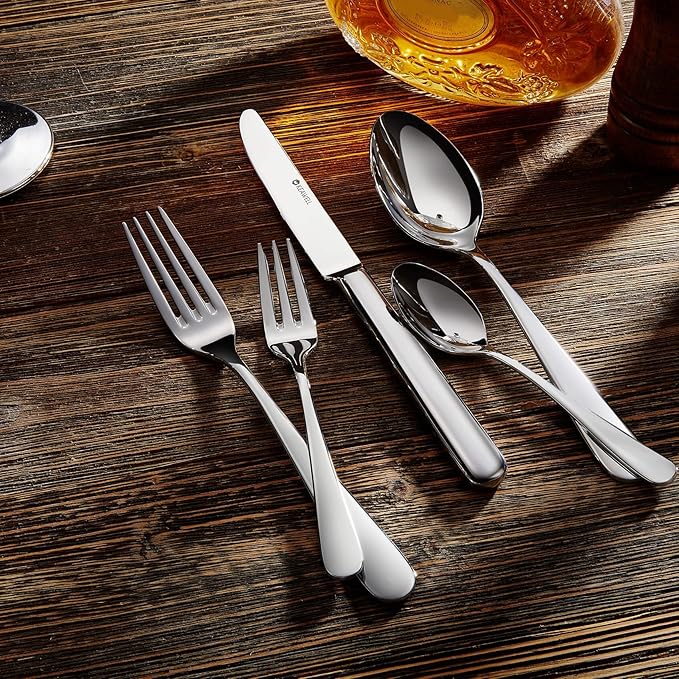 KEAWELL Premium Louise Demitasse Espresso Spoons, 18/10 Stainless Steel Mini Coffee Spoons, Dishwasher Safe (5.6 inches, 12)