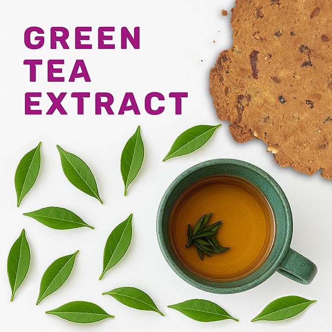 3PM Afternoon Bites Cranberry Flaxseed Cookies with Postbiotics, 5g of Protein, 15 Cookies