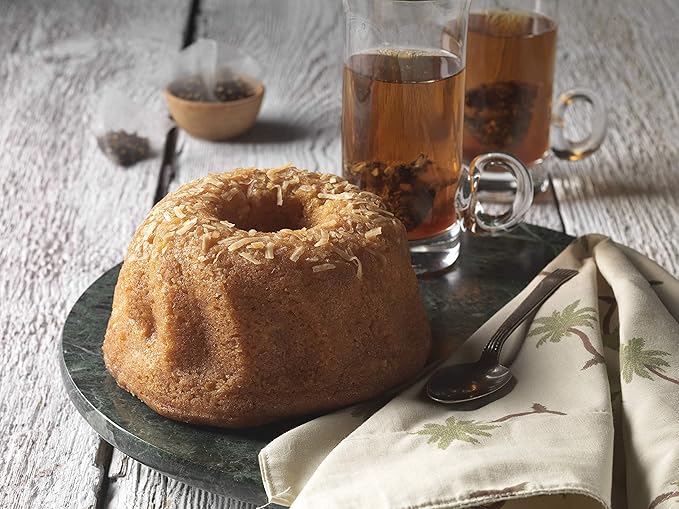 TORTUGA Caribbean Coconut Rum Cake - 16 oz Rum Cake - The Perfect Premium Gourmet Gift for Gift Baskets, Parties, Holidays, and Birthdays