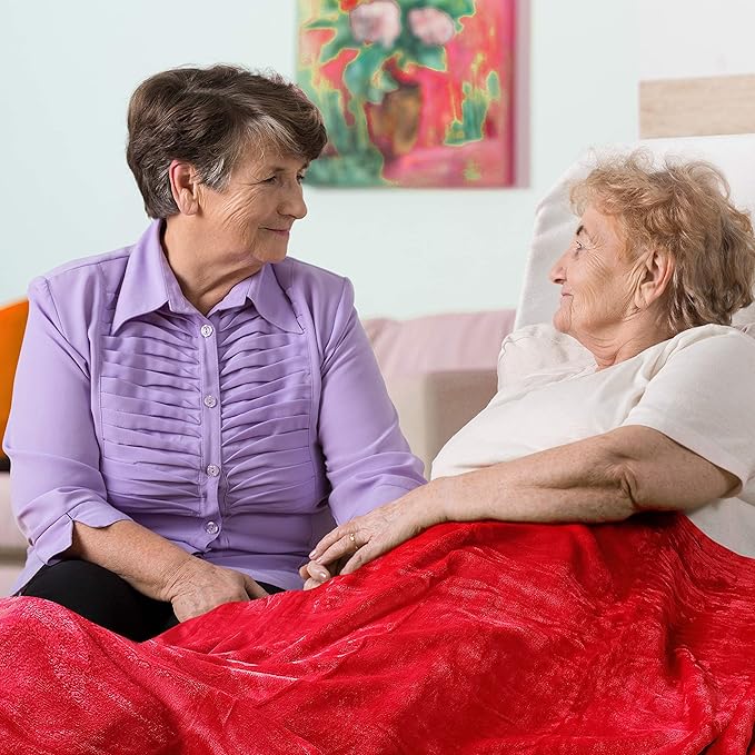 Get Well Soon Gifts for Women or Men - Gift Set Includes Luxury Blanket, Temperature Retention Cup, TLC Tea Kit & Inspirational Word Search Book - After Surgery, Thinking of You Care Package