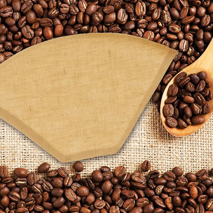 Organic Hemp Reusable Coffee Filter (1, No.4 Flat)